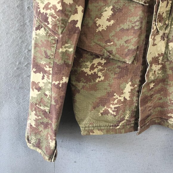Vintage Italian Army Vegetato Jacket Mens Medium Camo Combat Military EI 2000s - Picture 12 of 15